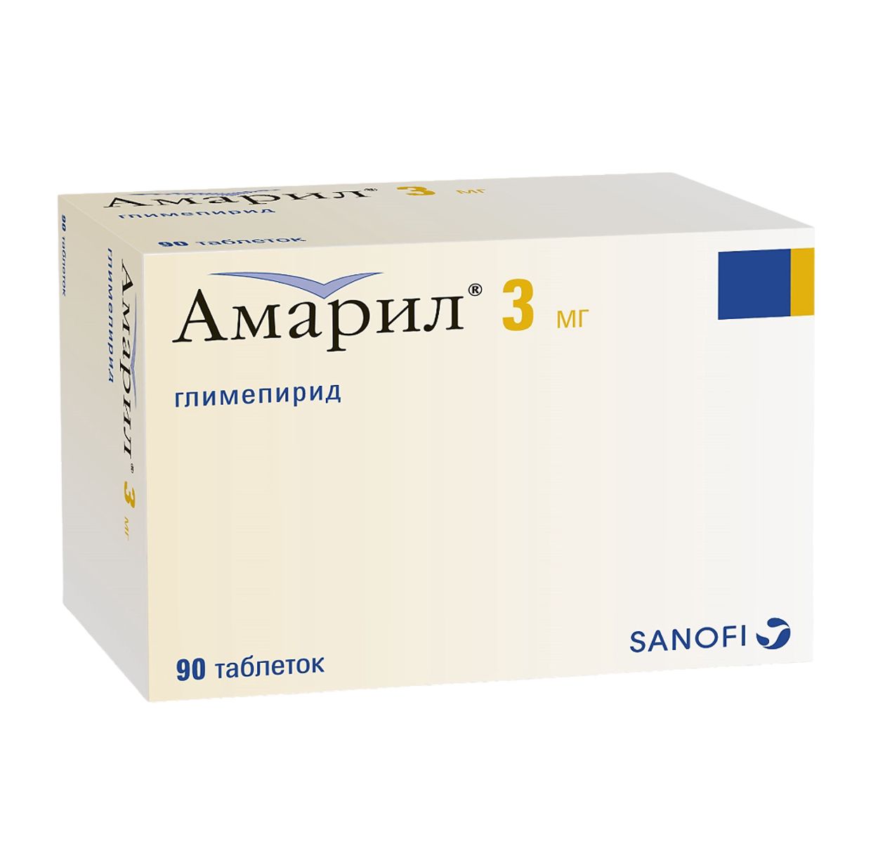 АМАРИЛ ТАБ 3МГ №90