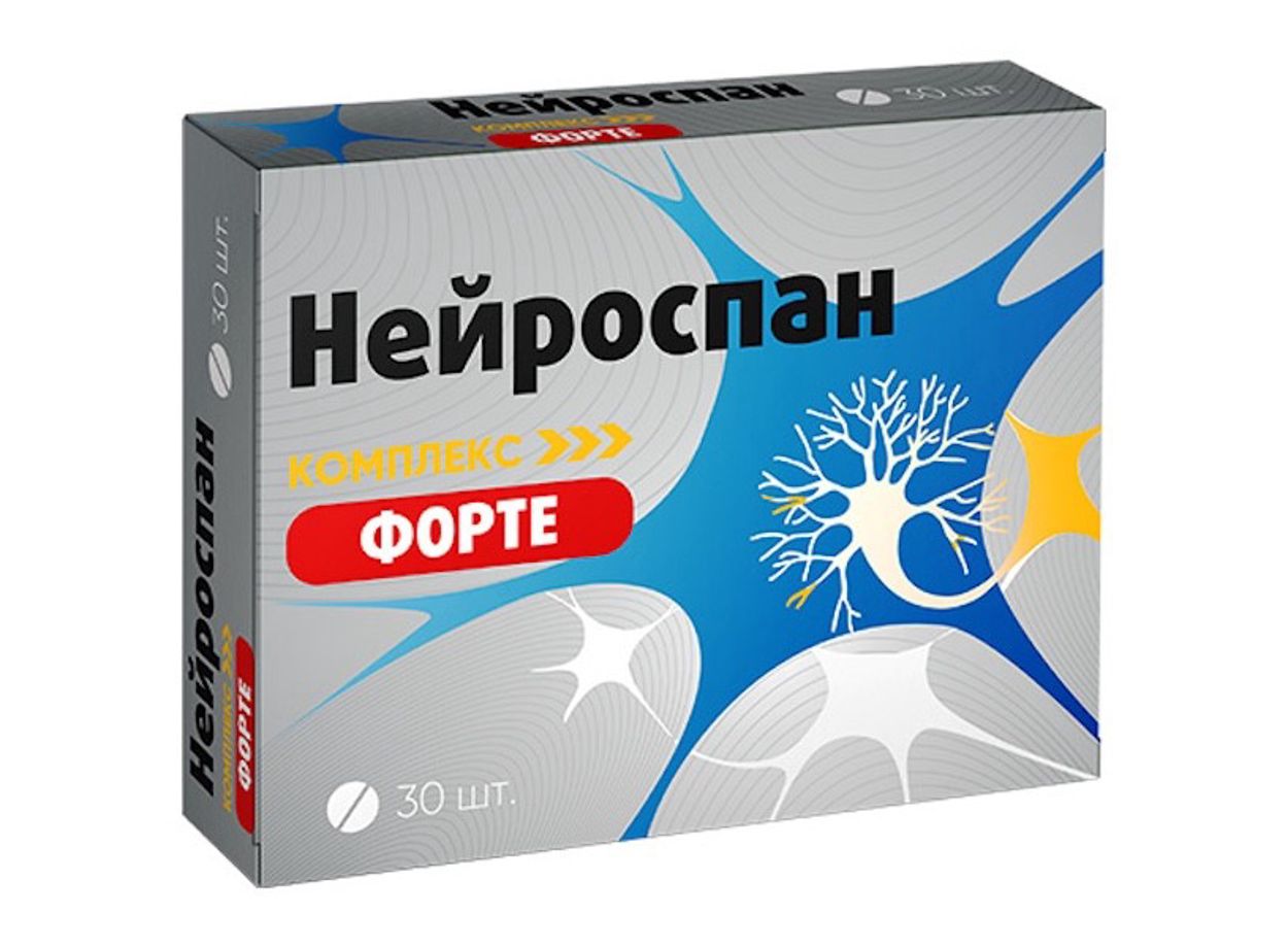 НЕЙРОСПАН ФОРТЕ КОМПЛЕКС Д/НЕРВНЫХ ВОЛОКОН ТАБ №30