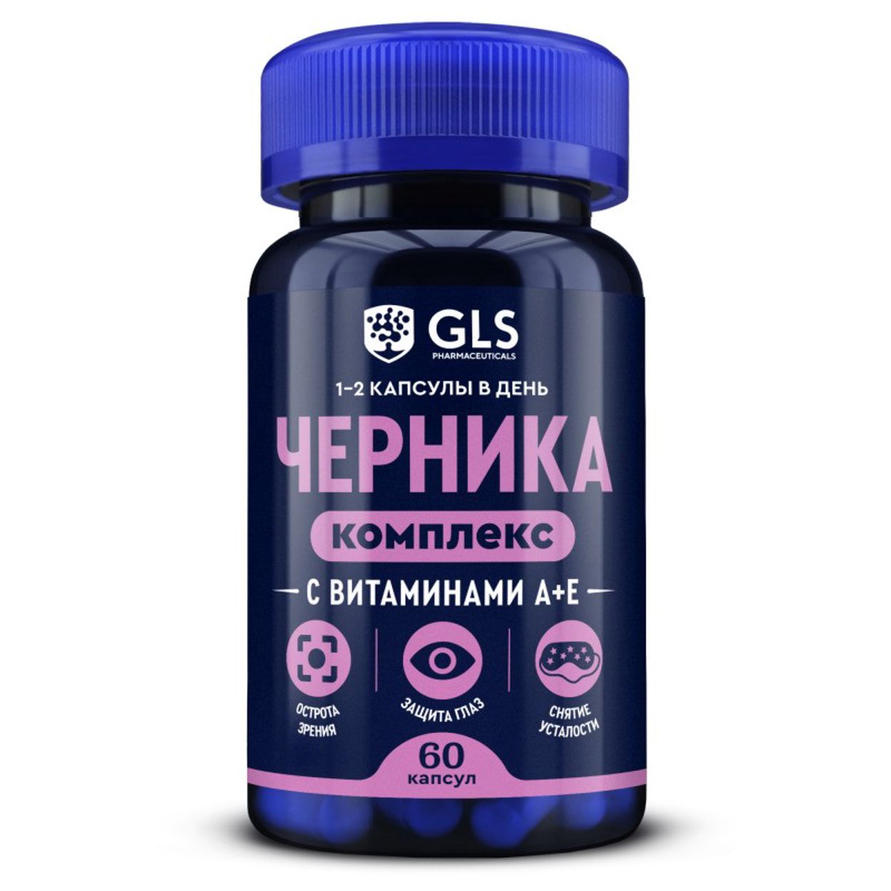 ДЖИЭЛЭС ЧЕРНИКА/А/Е КАПС №60 БАД