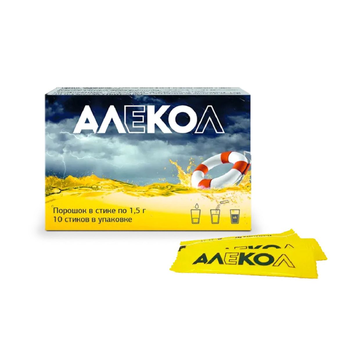 АЛЕКОЛ ПОР 1,5Г СТИК №10