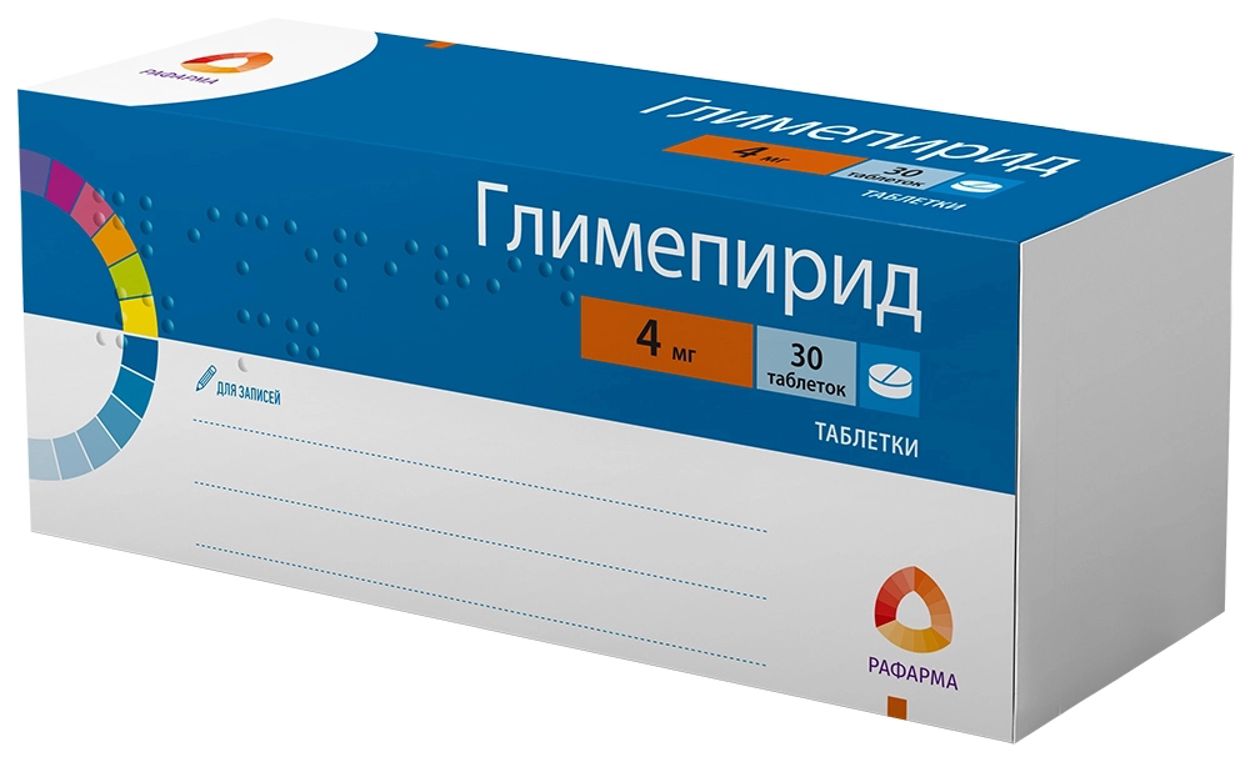 ГЛИМЕПИРИД ТАБ 4МГ №30