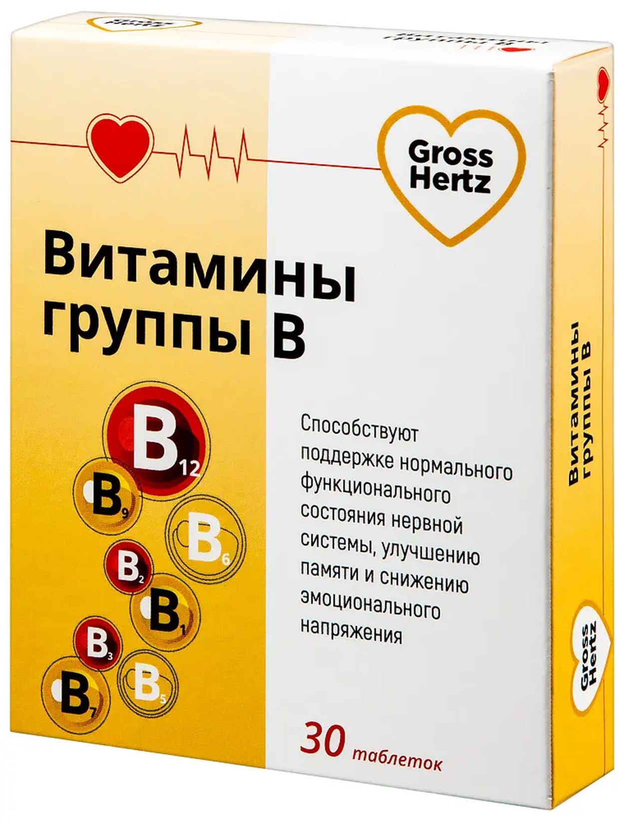 ГРОССХЕРТЦ B-КОМПЛЕКС ТАБ №30 БАД