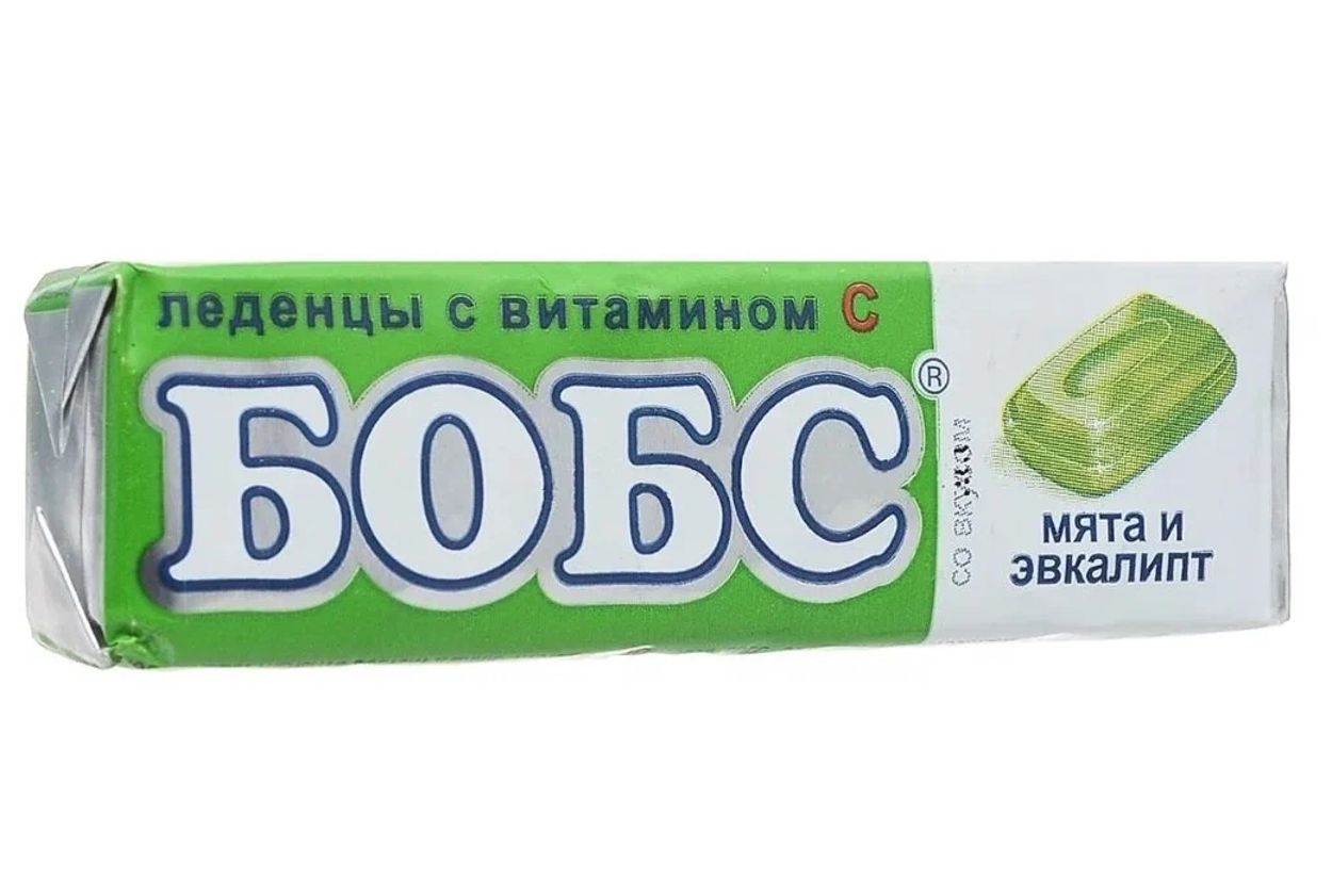 ЛЕДЕНЦЫ БОБС МЯТА/ЭВКАЛИПТ 35Г БАД