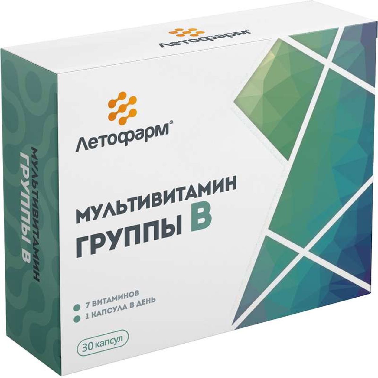 МУЛЬТИВИТАМИН ГРУППЫ B КАПС 400МГ №30