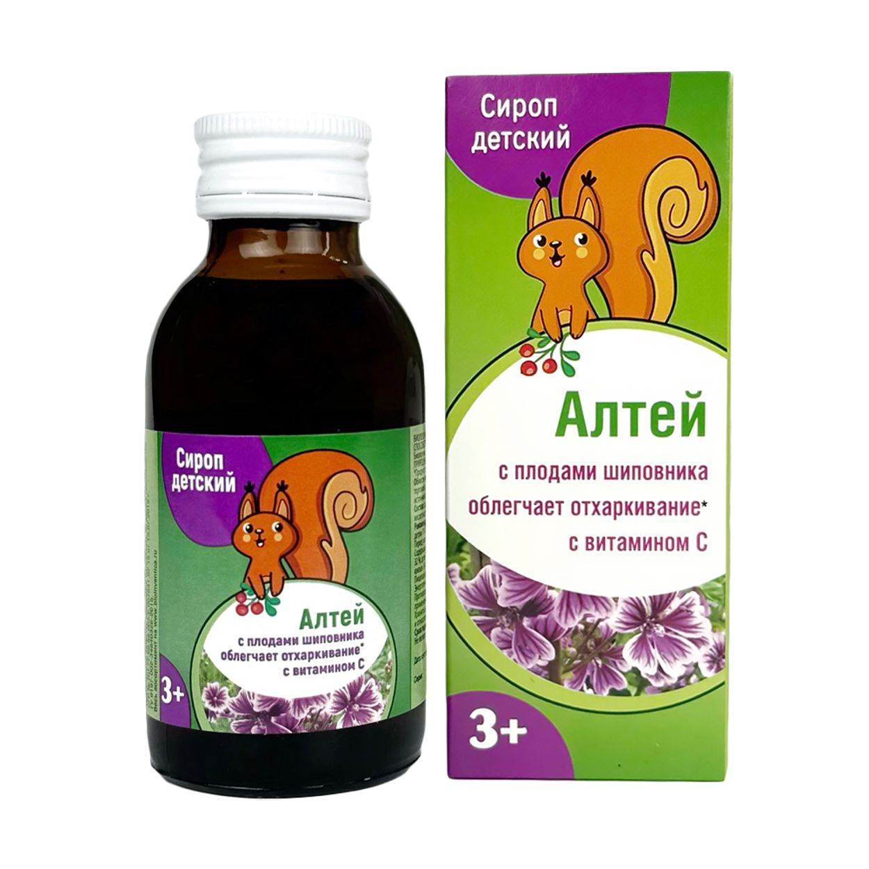 АЛТЕЯ СИРОП ДЕТСКИЙ С 3 ЛЕТ ФЛ. 100МЛ