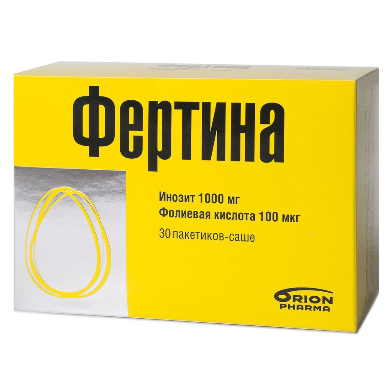 ФЕРТИНА ИНОЗИТ 1000МГ ФОЛИЕВАЯ КИСЛОТА 100МКГ САШЕ 3Г №30