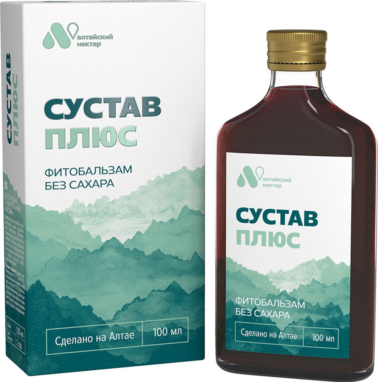 ФИТОБАЛЬЗАМ Б/САХАРА СУСТАВ ПЛЮС 100МЛ БАД