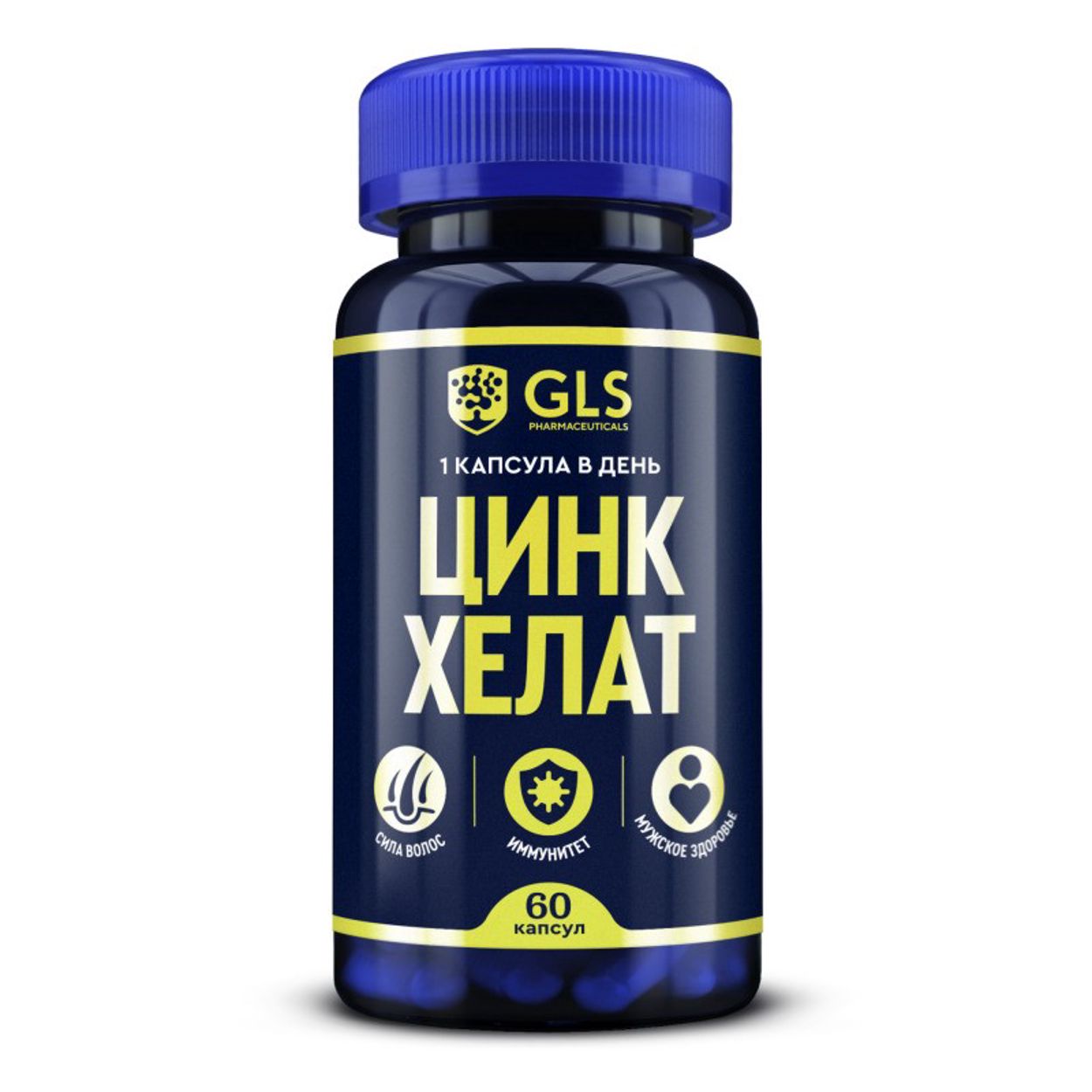 ДЖИЭЛЭС ЦИНК ХЕЛАТ КАПС №60 БАД