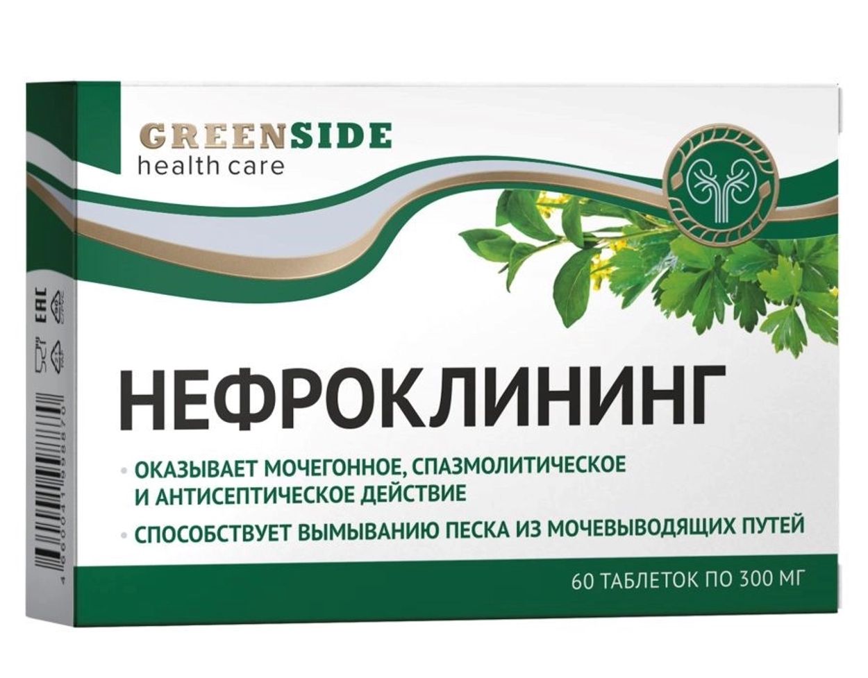 НЕФРОКЛИНИНГ ТАБ 300МГ №60 БАД