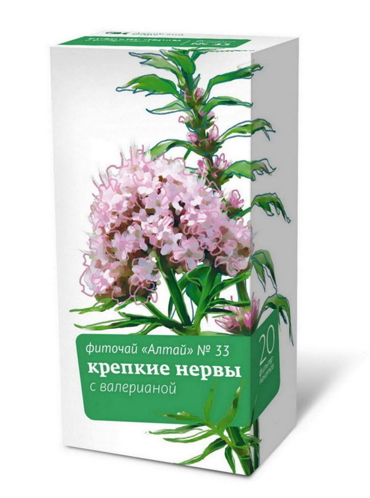 ФИТОЧАЙ АЛТАЙ №33 КРЕПКИЕ НЕРВЫ С ВАЛЕР 2,0Г Ф/П №20