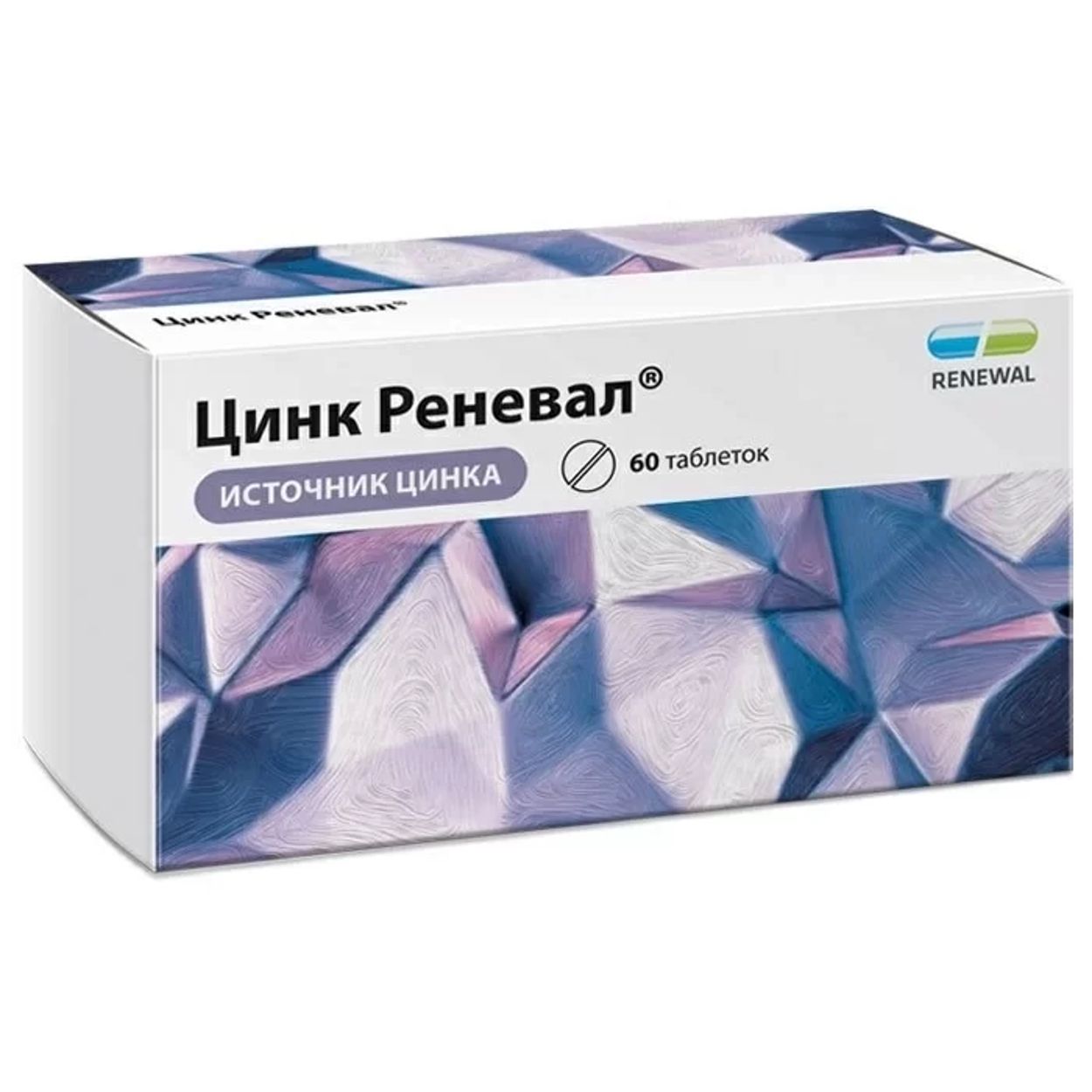 ЦИНК РЕНЕВАЛ ТАБ П/П/О №60
