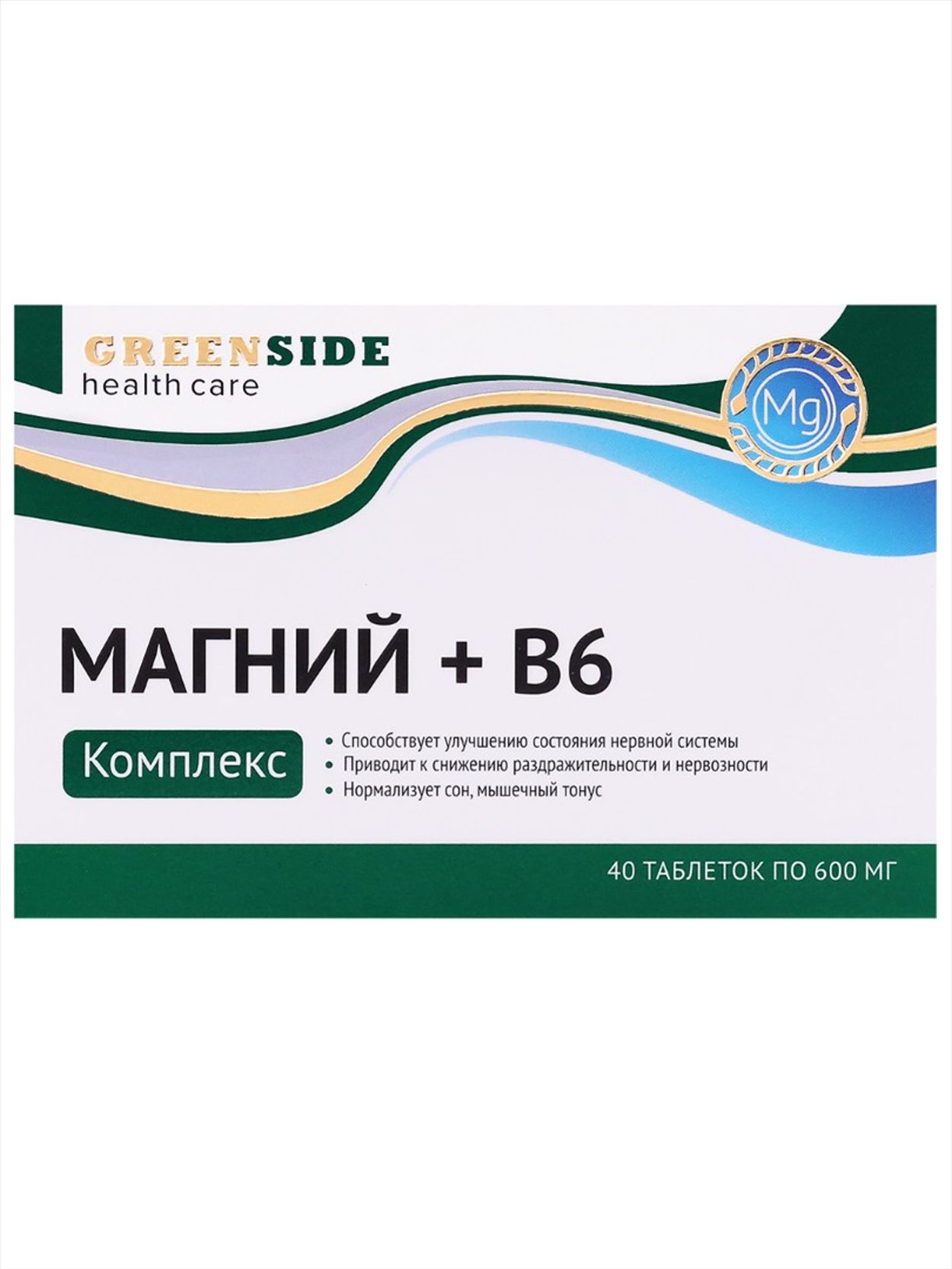 КОМПЛЕКС МАГНИЙ+В6 ТАБ №40