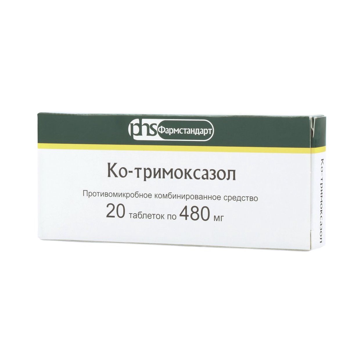 КО-ТРИМОКСАЗОЛ ТАБ 480МГ №20