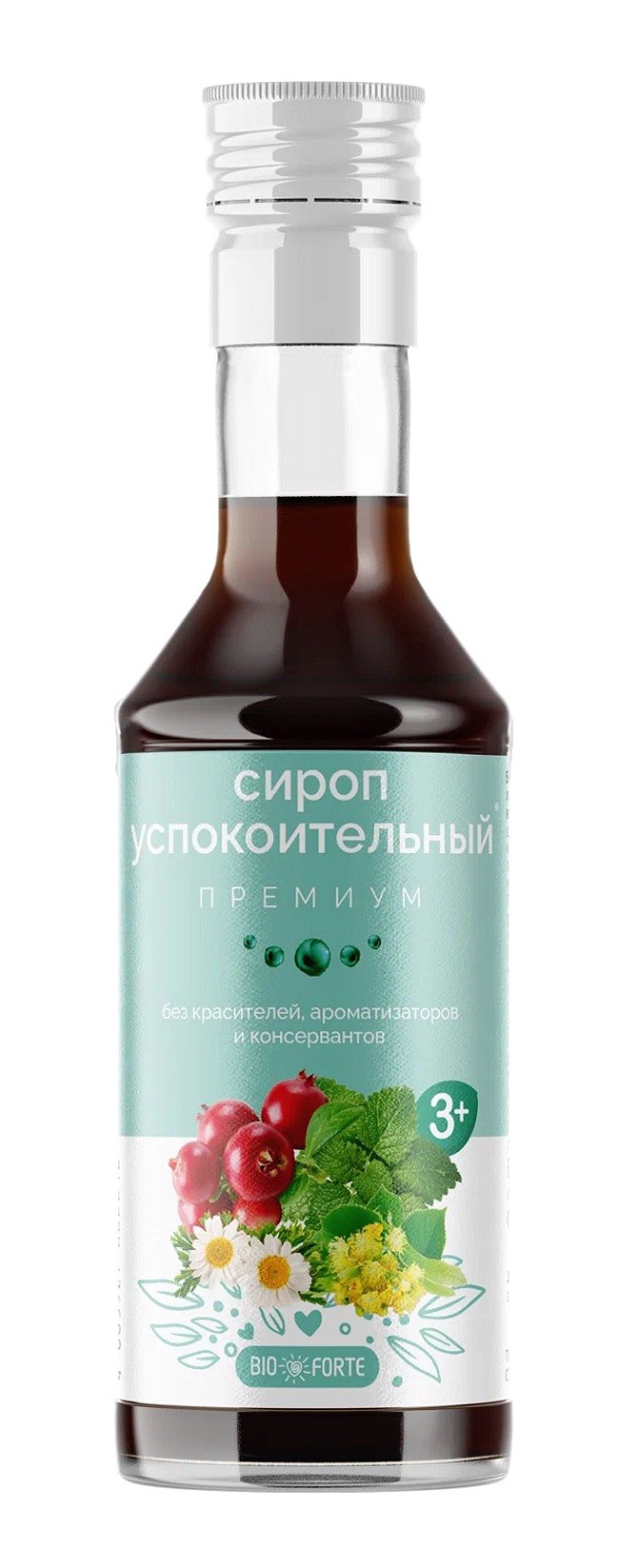 КОМФОРТЕ СИРОП УСПОКОИТЕЛЬНЫЙ ПРЕМИУМ 250МЛ БАД