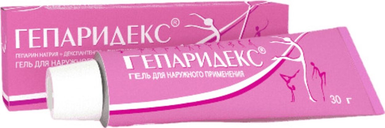 ГЕПАРИДЕКС ГЕЛЬ НАРУЖ 30Г ТУБ ИНД УП
