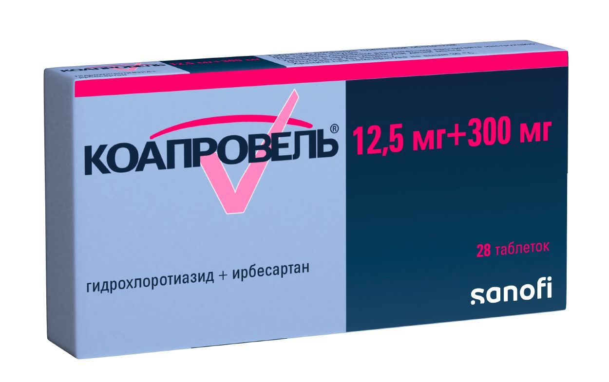 КОАПРОВЕЛЬ ТАБ 300МГ/12,5МГ №28