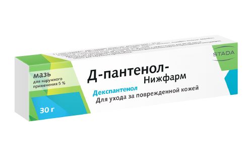 Д-ПАНТЕНОЛ-НИЖФАРМ МАЗЬ НАРУЖ 30Г